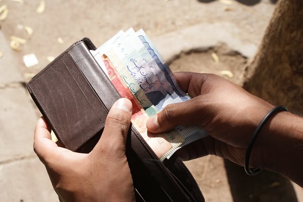 פקיסטן רופי כסף ארנק שטרות