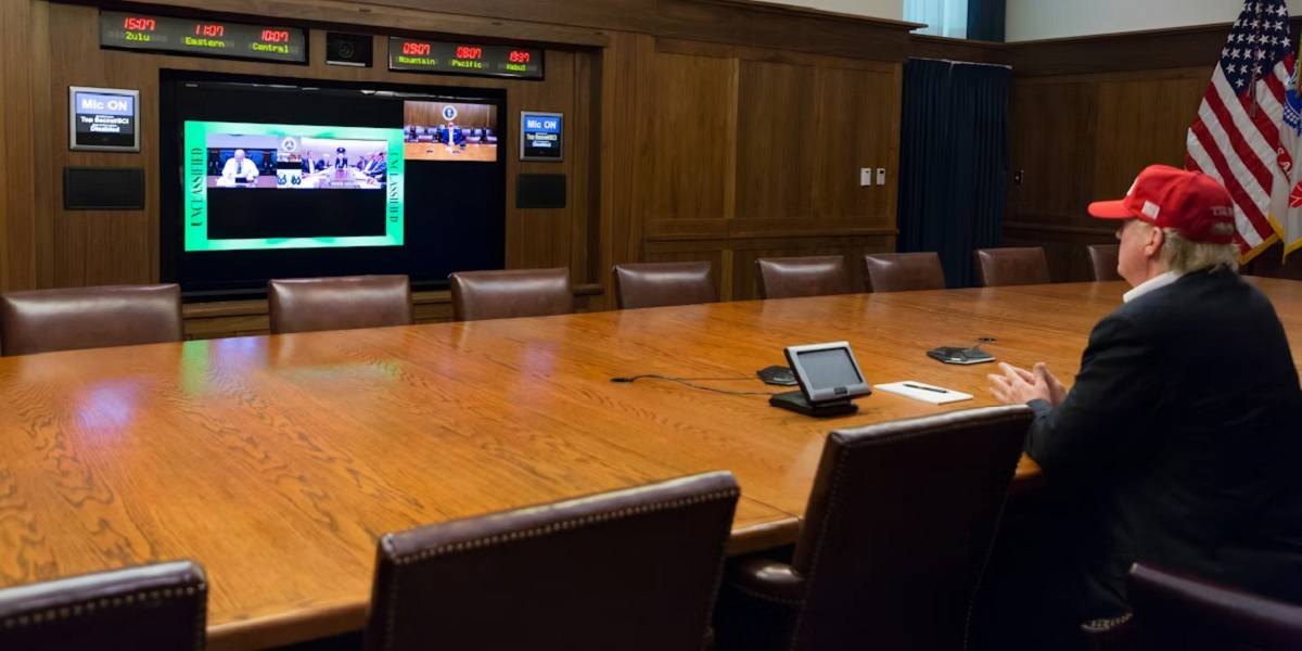 דונלד טראמפ בשידור