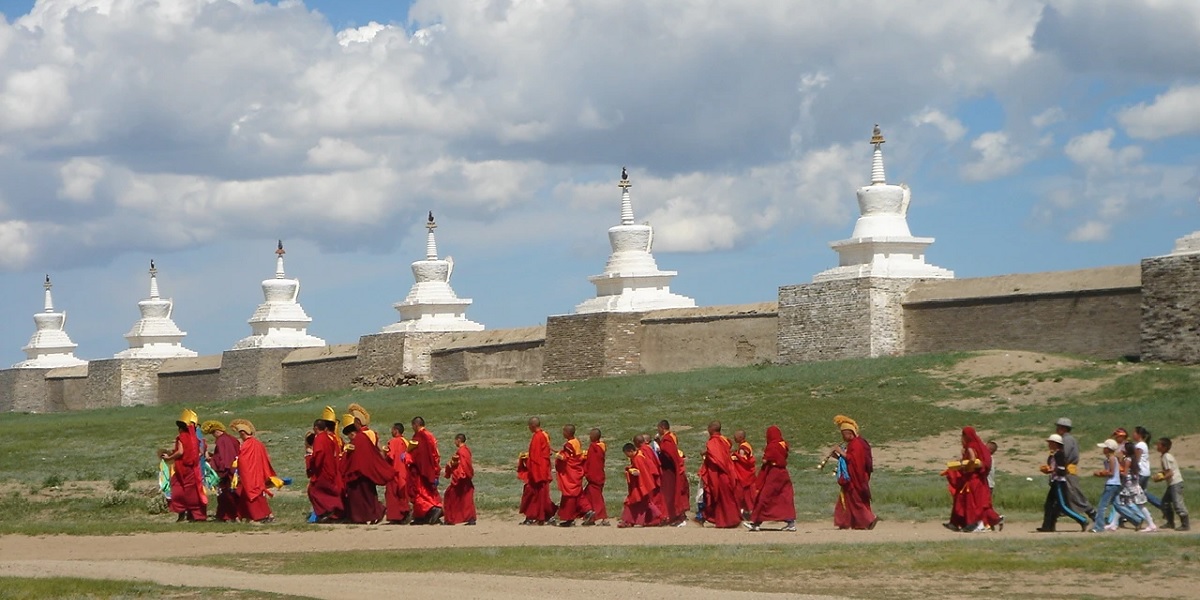 קרקורום מנזר בודהיזם נזירים מונגוליה